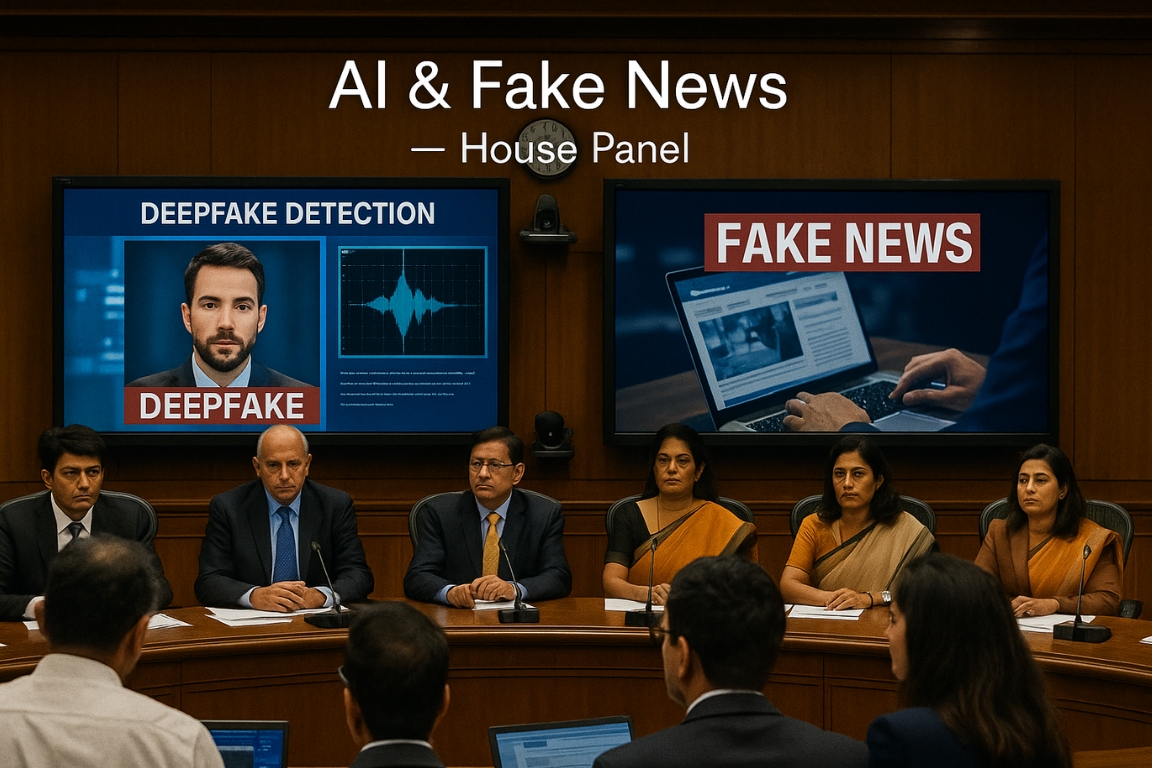 House Panel Recommendations On AI And Fake News