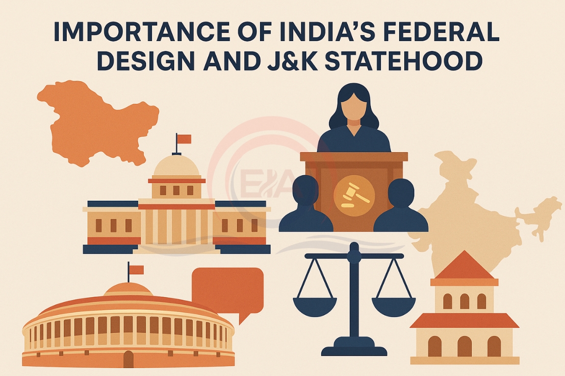 Importance Of India’s Federal Design And J&k Statehood