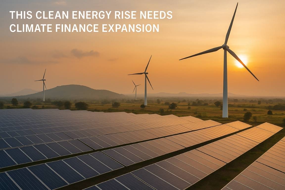 CLEAN ENERGY RISE CLIMATE FINANCE EXPANSION