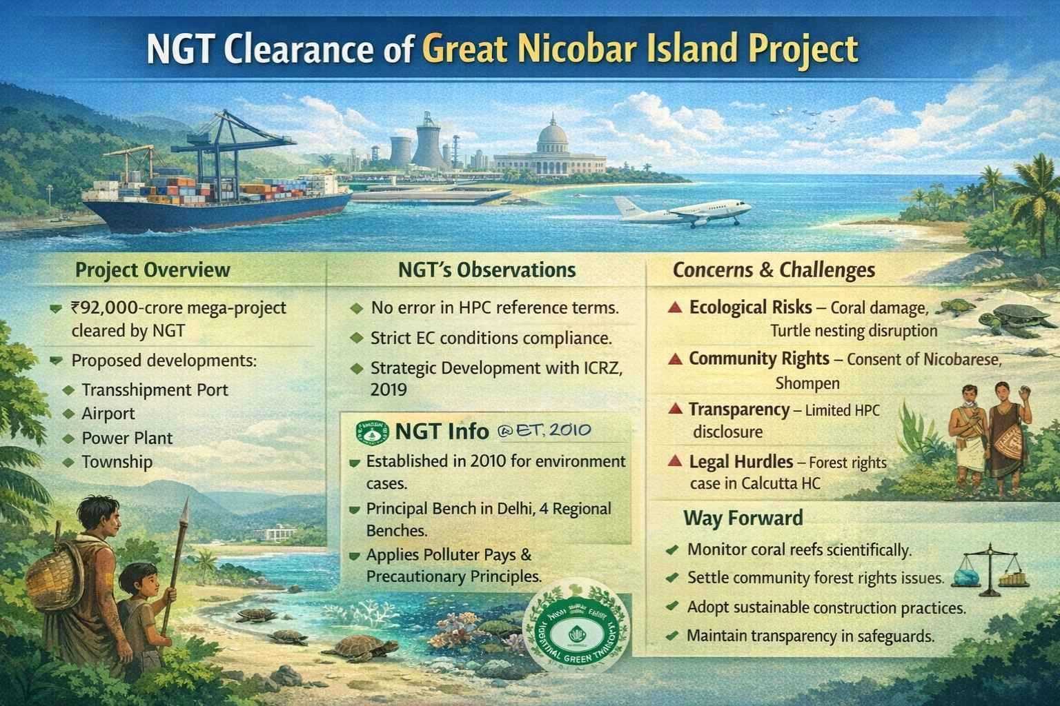 NGT CLEARANCE OF GREAT NICOBAR ISLAND PROJECT
