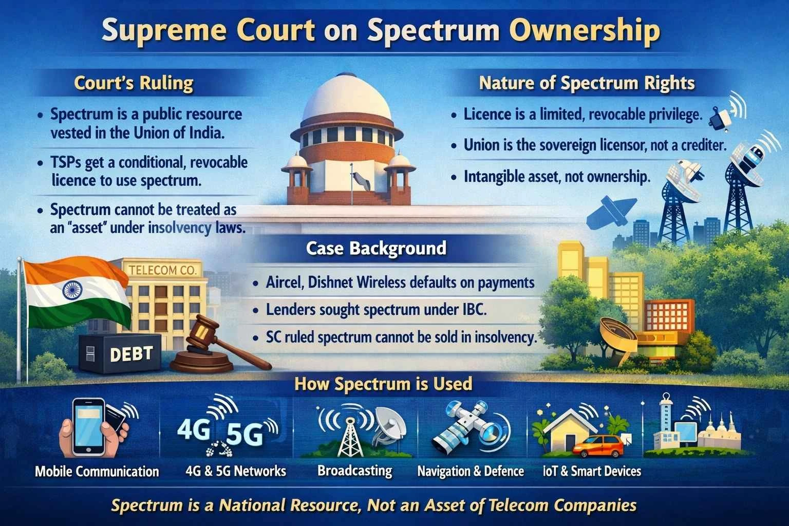 SUPREME COURT ON SPECTRUM OWNERSHIP
