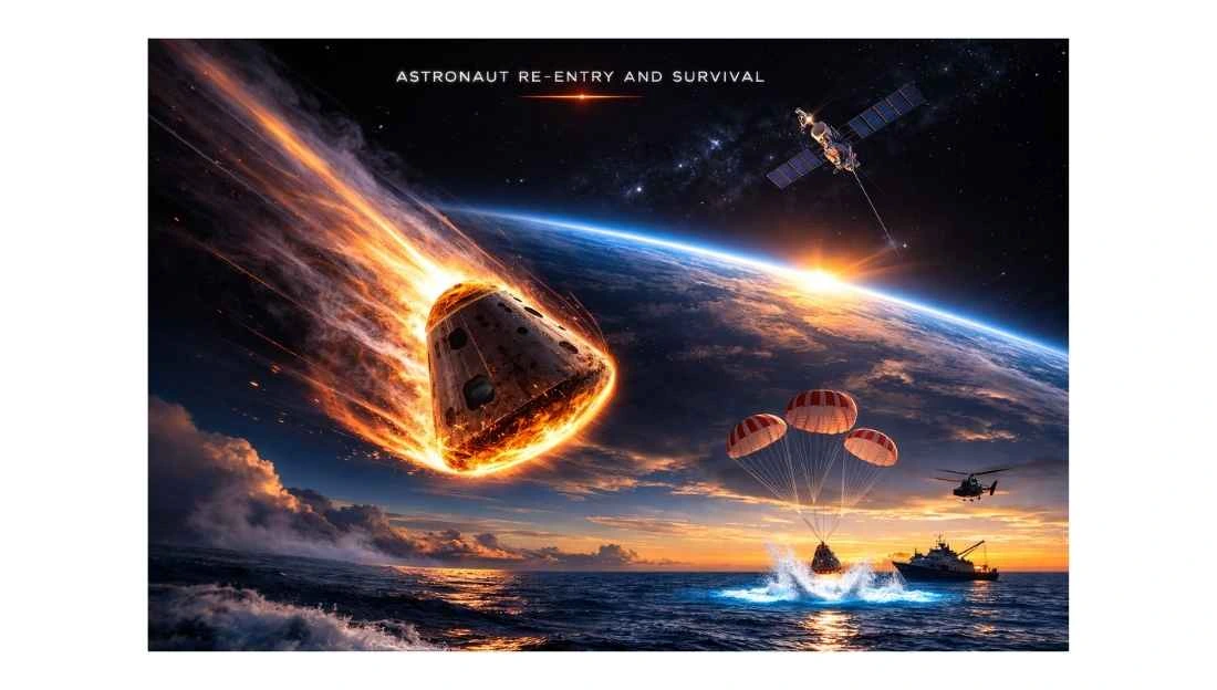 Astronaut Re - entry and survival