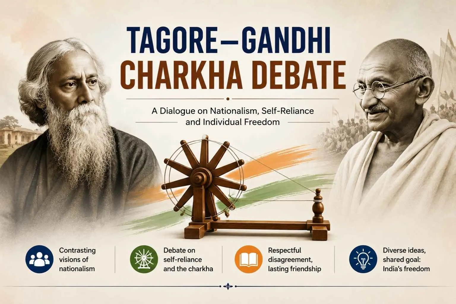 Tagore–Gandhi Charkha Debate