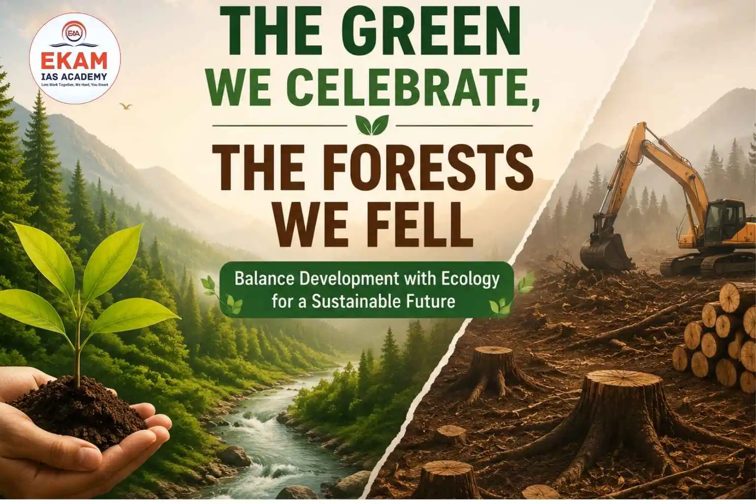 The Green We Celebrate, The Forests We Fell