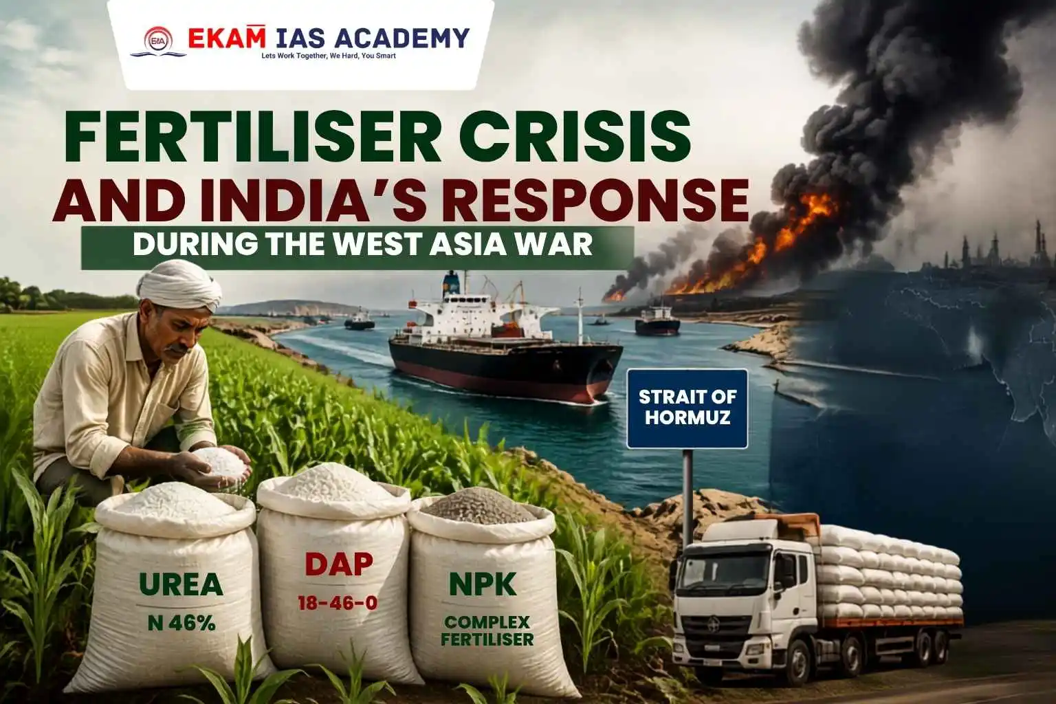 Fertiliser Crisis And India’s Response During The West Asia War