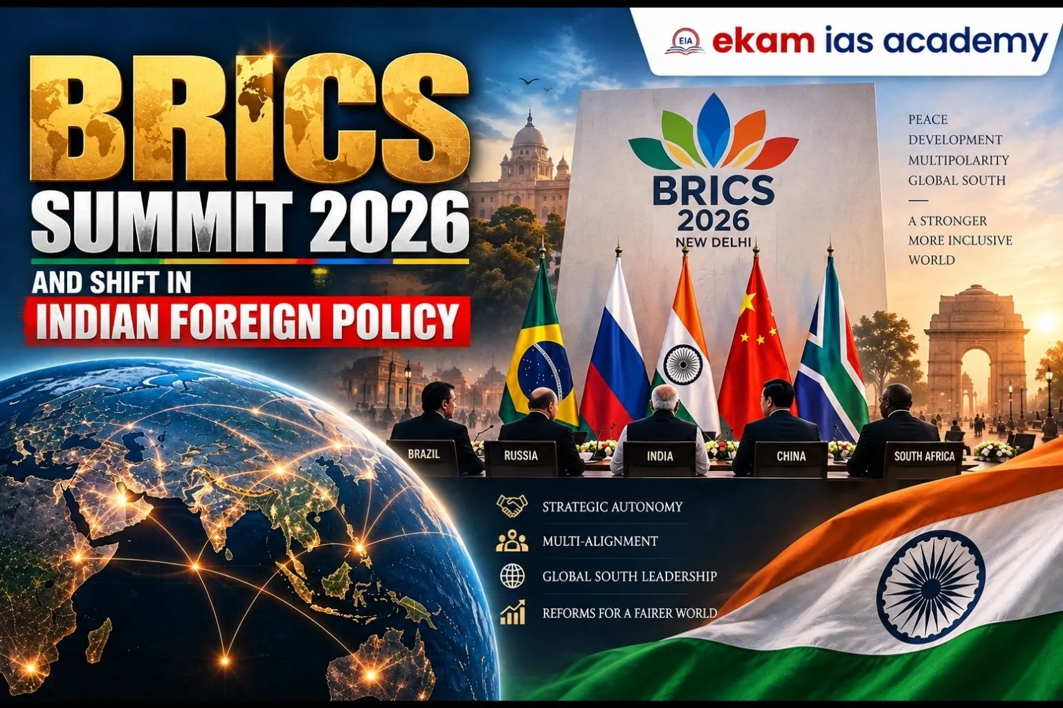 BRICS Summit 2026 And Shift In Indian Foreign Policy