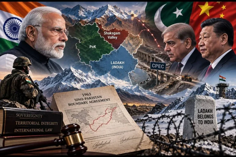 India Rejects Pakistan-china Boundary