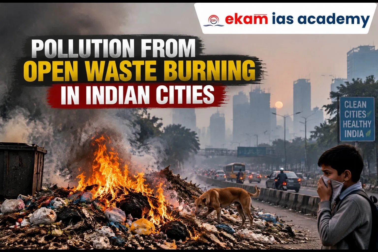 Pollution From Open Waste Burning In Indian Cities