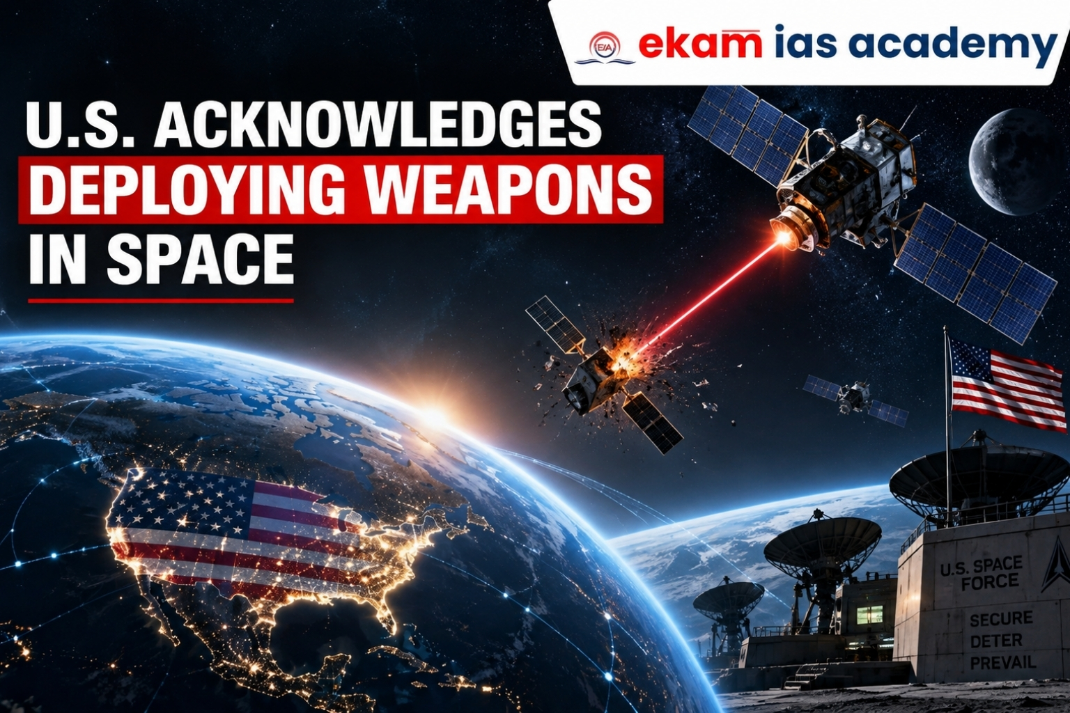 U.S. Acknowledges Deploying Weapons In Space