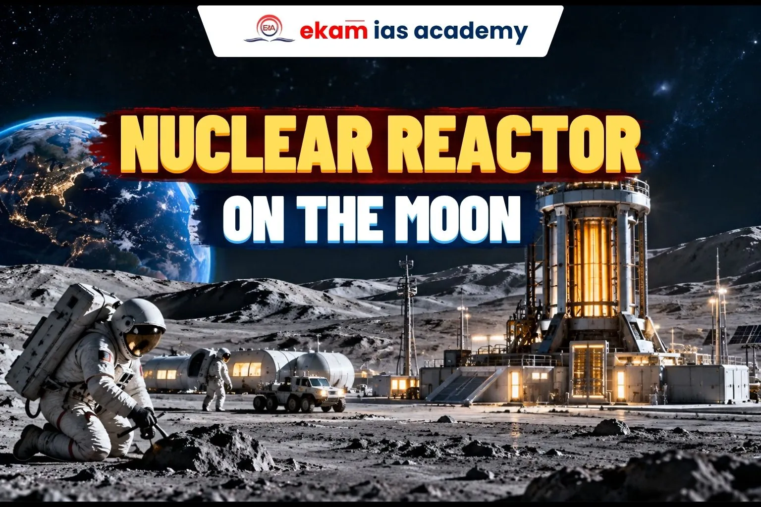 Nuclear Reactor On The Moon