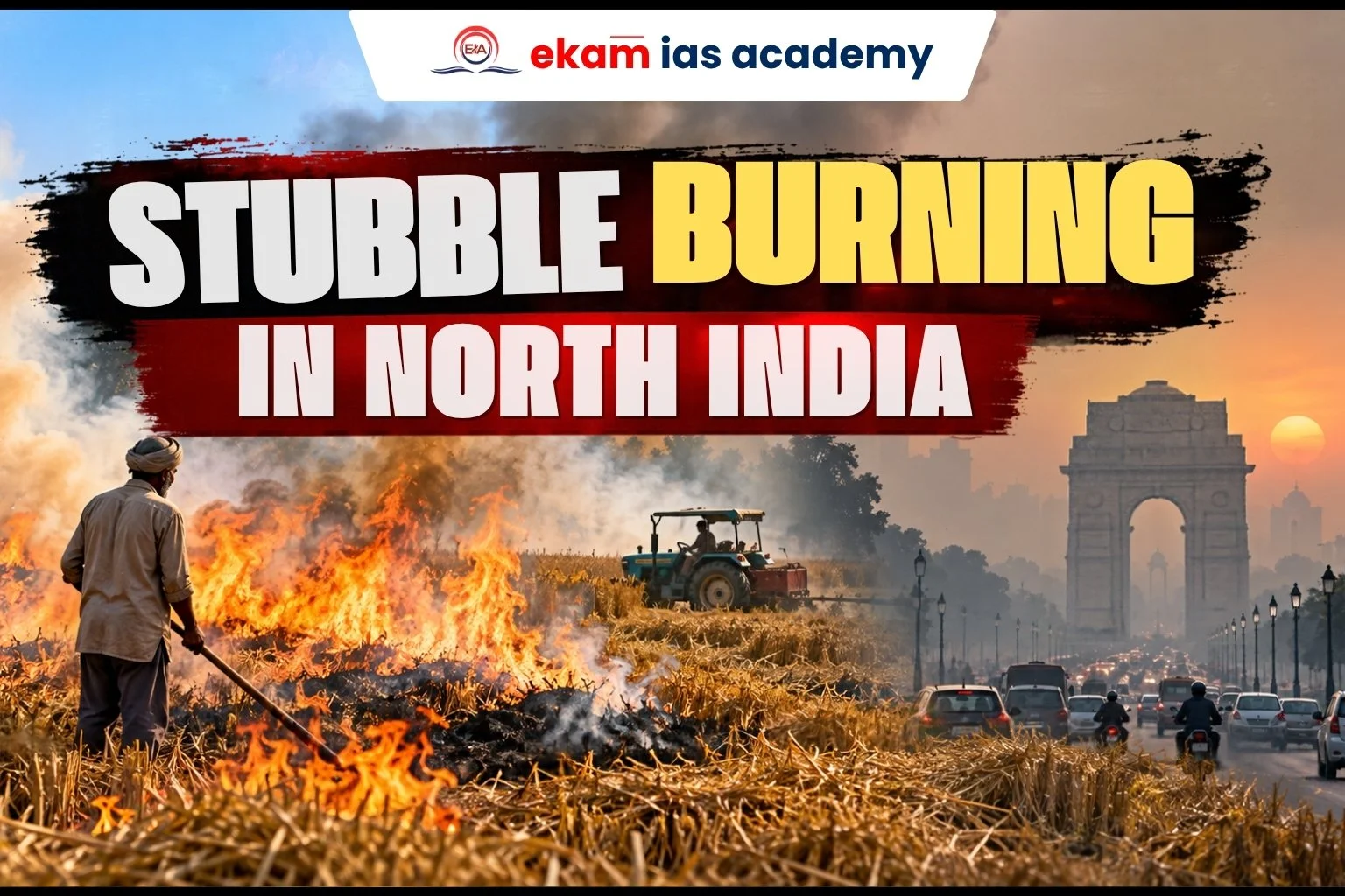 Stubble Burning In North India